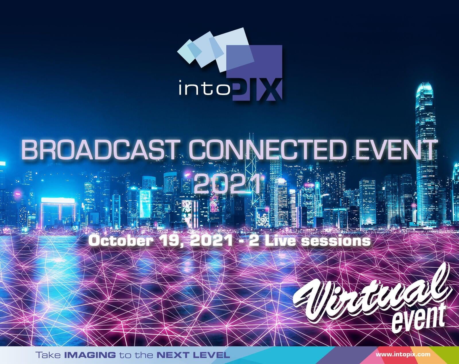 intoPIX 在 10 月 19 日的 2021 年廣播互聯活動中展示其創新新產品 